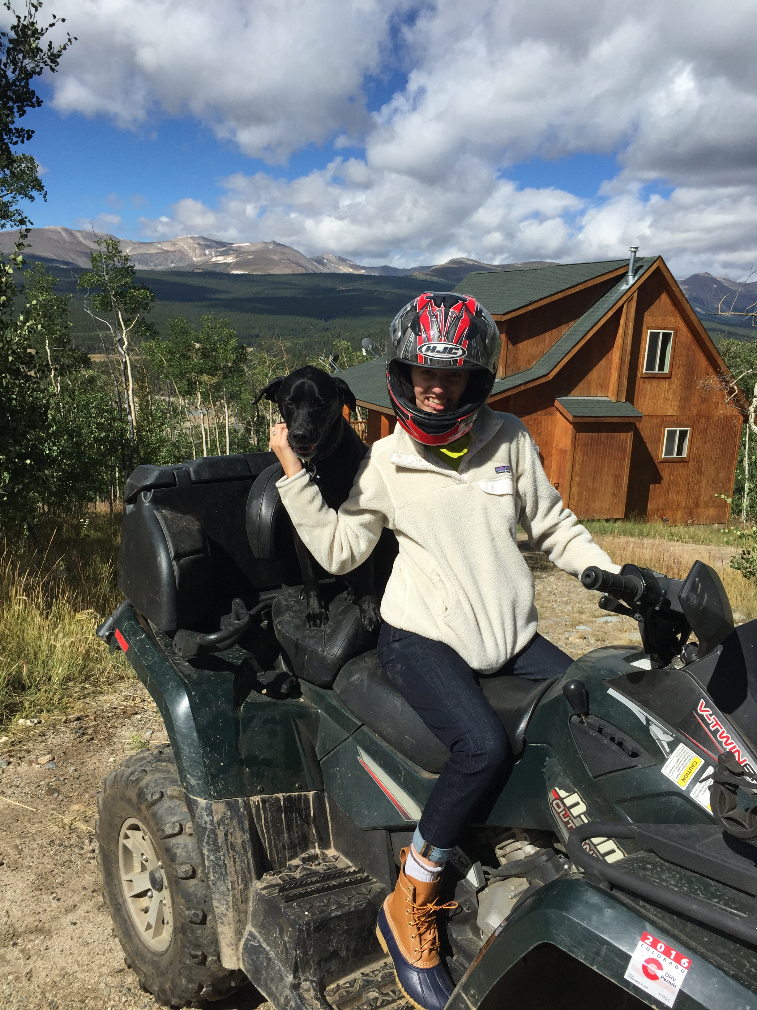 Trigger jumped on thinking he was going to get to go with us