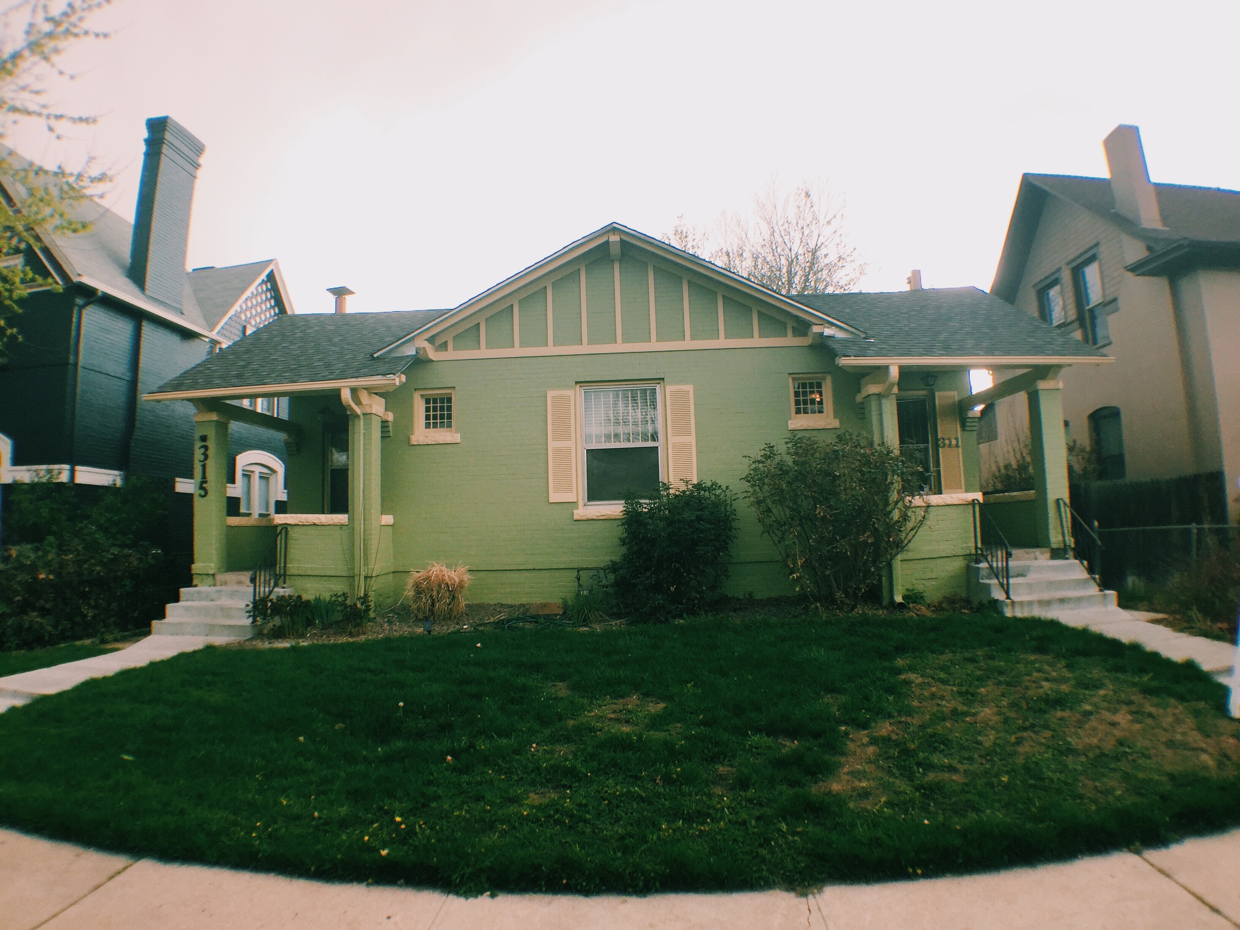Before - The day we put a bid on our home.