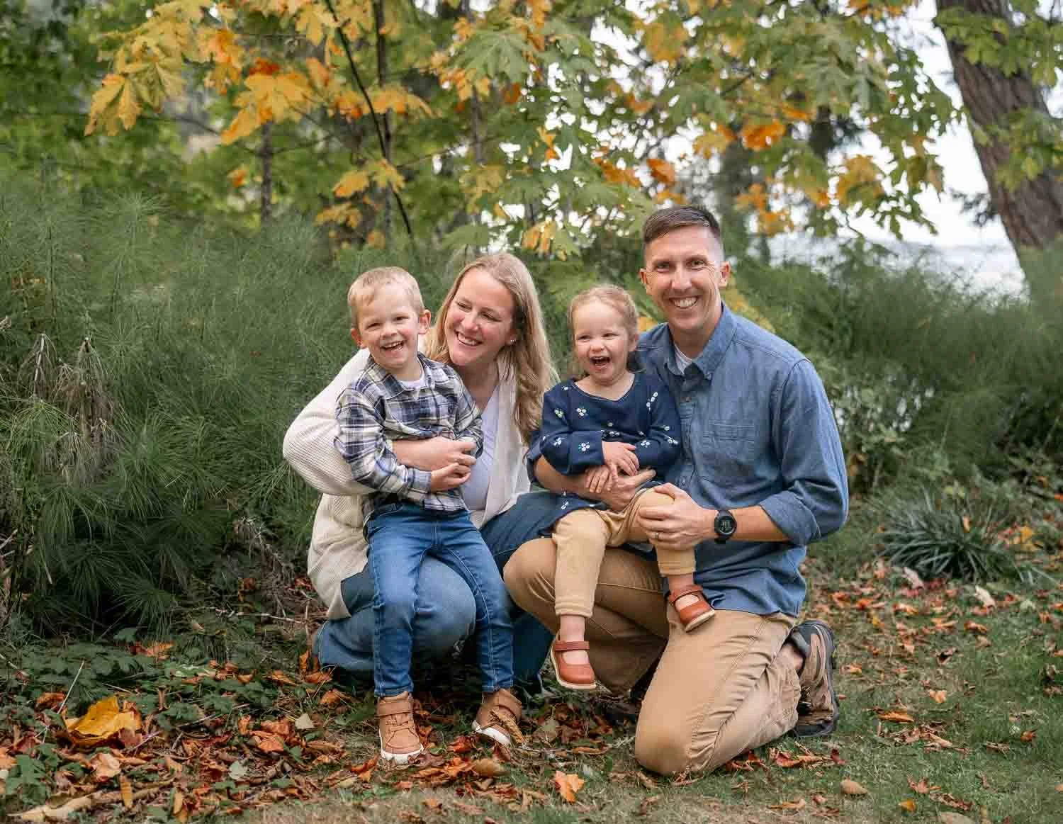 Family Photos at Tolmie State Park