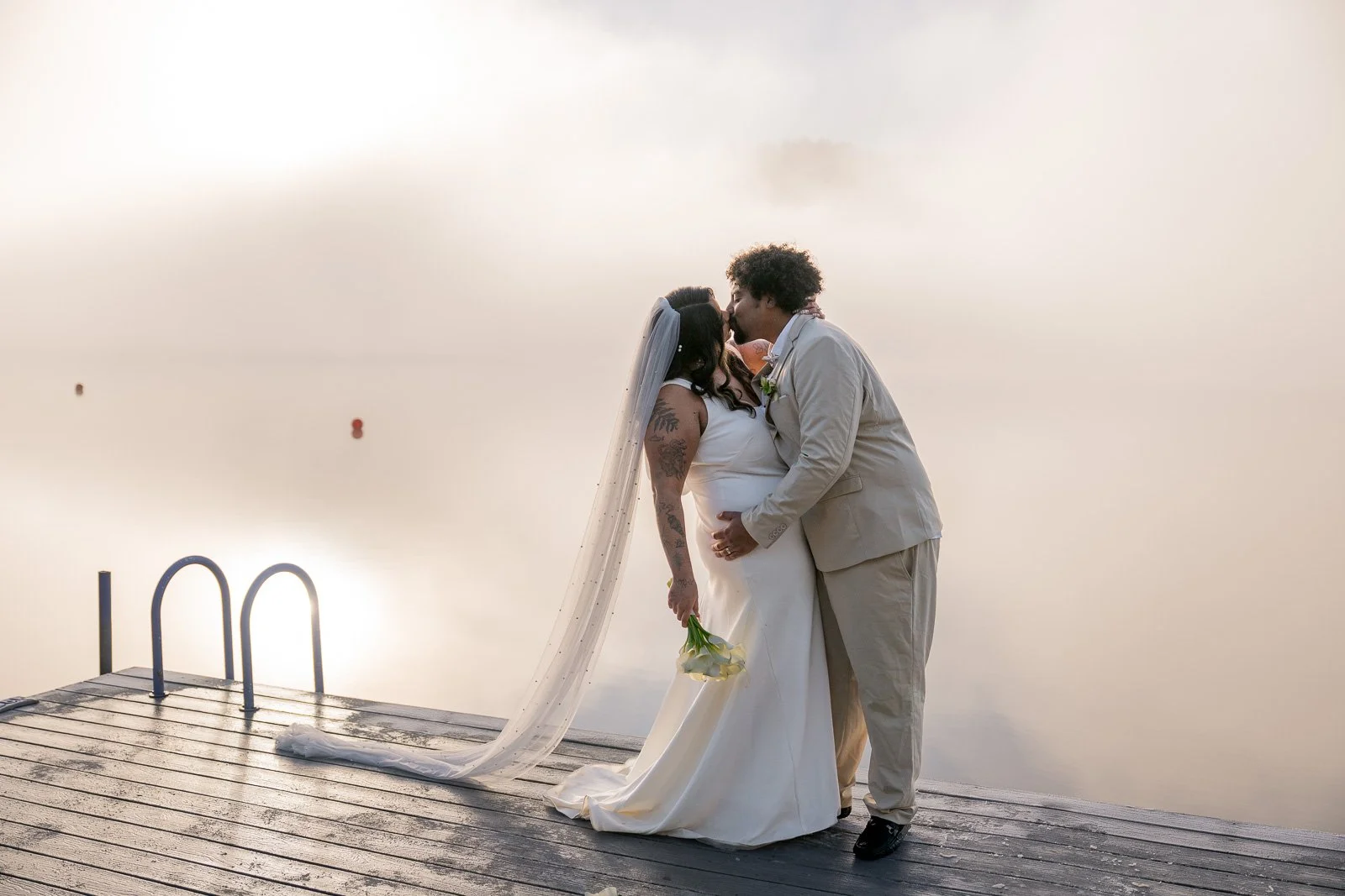 Wedding at Castle at Summit Lake in Olympia WA 