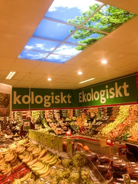 Frukt och grönt.