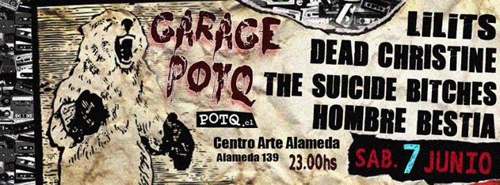 "Un Festival Garagero auto-gestionado que reúne parte de lo mejor de la escena Rocarolera Punky Garagera local (o como le quiera llamar), todo en el hall central del Centro Arte Alameda el próximo SABADO 7 JUNIO desde las 23 hs." Únete al evento en facebook aquí #POTQ