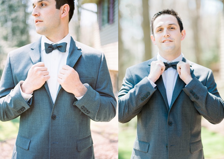 St. Mary's Church Milwaukee WI Karen Ann Photography Groom Prep Succulent Boutonniere Buds & Bloom Florist