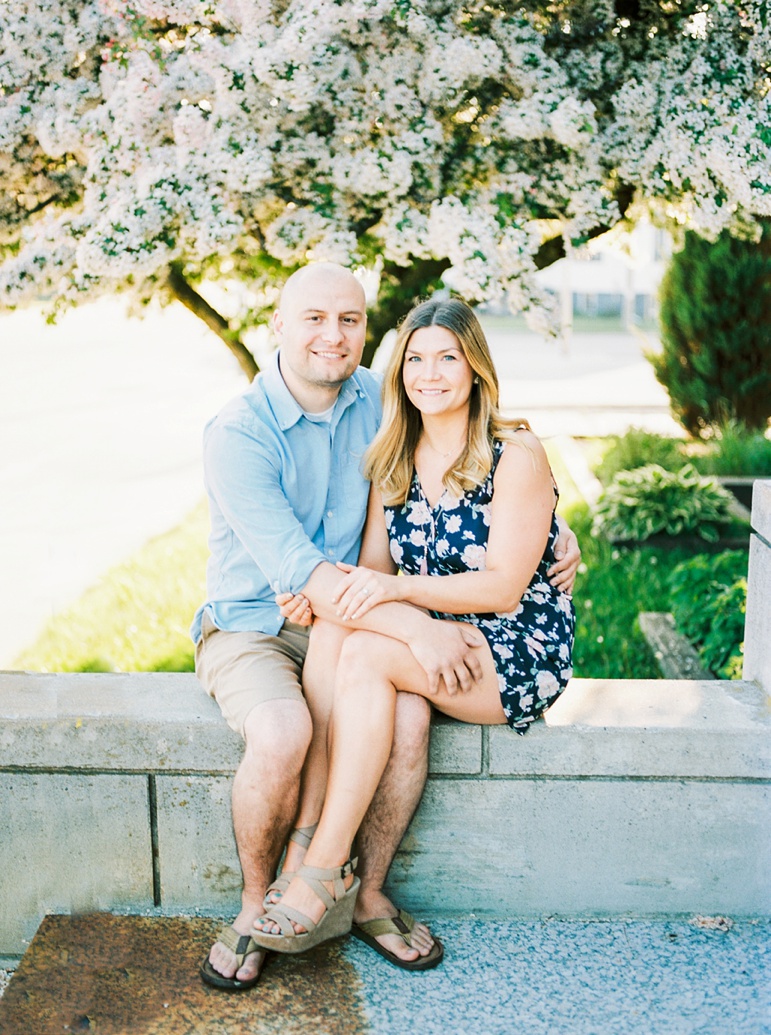 Milwaukee WI Wedding Photographers Kohler Green Bay Door County Wisconsin Apple Blossoms Engagement Session Karen Ann Photography KI Convention Center Wedding in Green Bay WI Sunset photography 