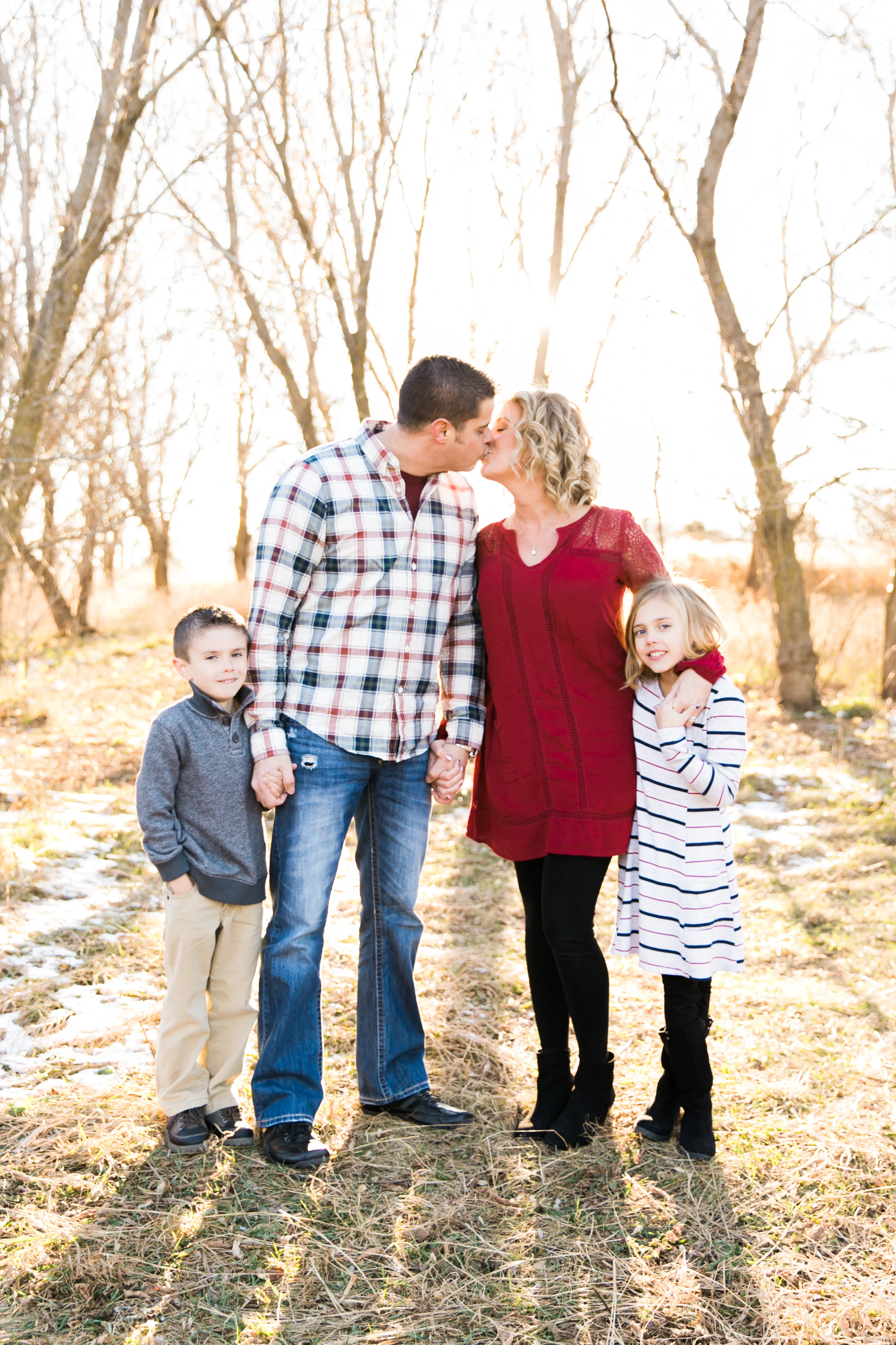 Green Bay Winter Family Photos | Fonferek Glen Preserve