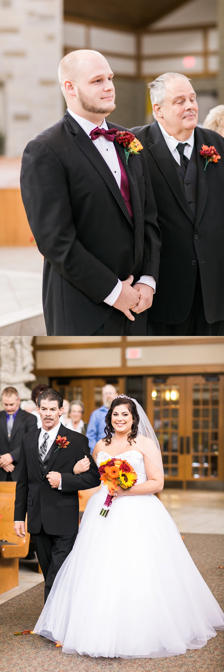 Brillion Wedding Photographer St. Peter the Fisherman Catholic Church, Cobblestone Creek