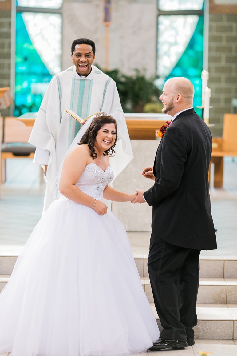 Brillion Wedding Photographer St. Peter the Fisherman Catholic Church, Cobblestone Creek