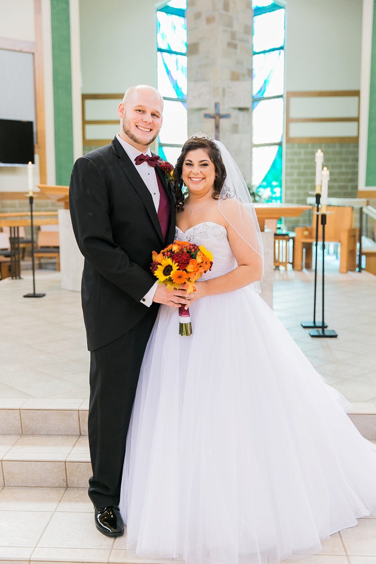 Brillion Wedding Photographer St. Peter the Fisherman Catholic Church, Cobblestone Creek