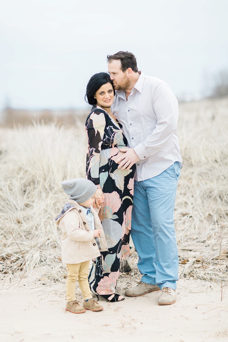 Door County Wisconsin Beach Maternity Session 