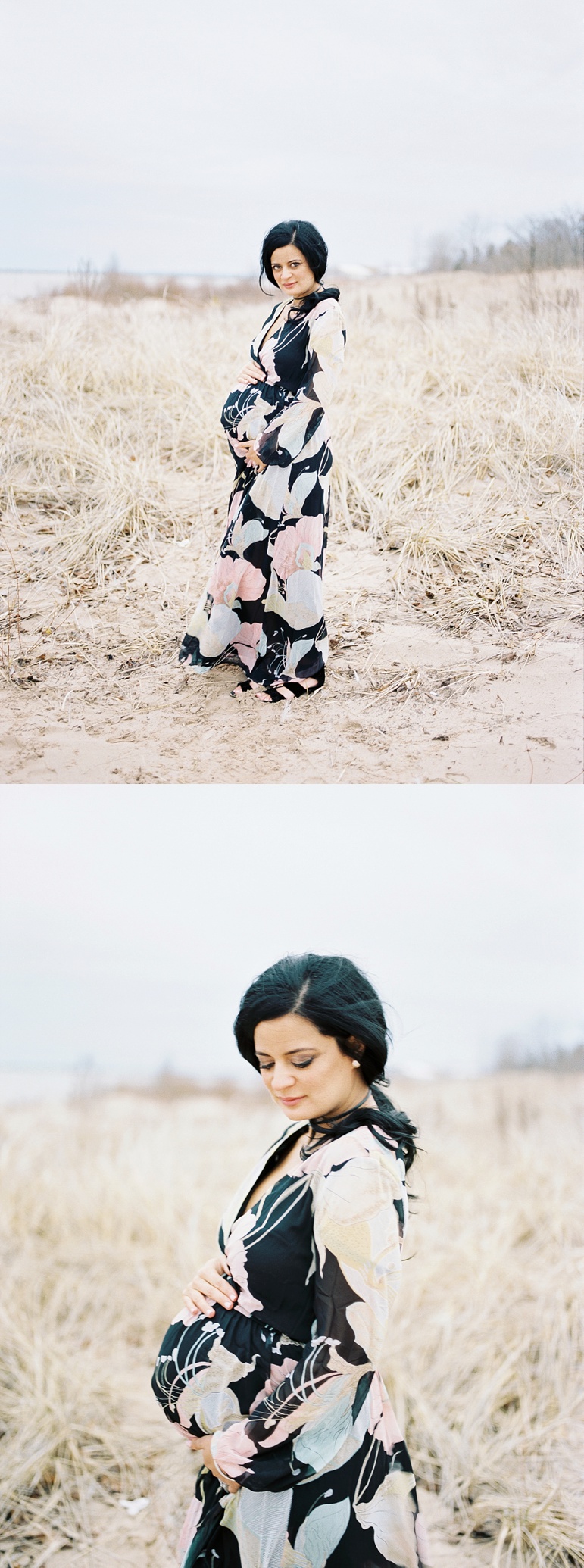 Door County Wisconsin Beach Maternity Session 