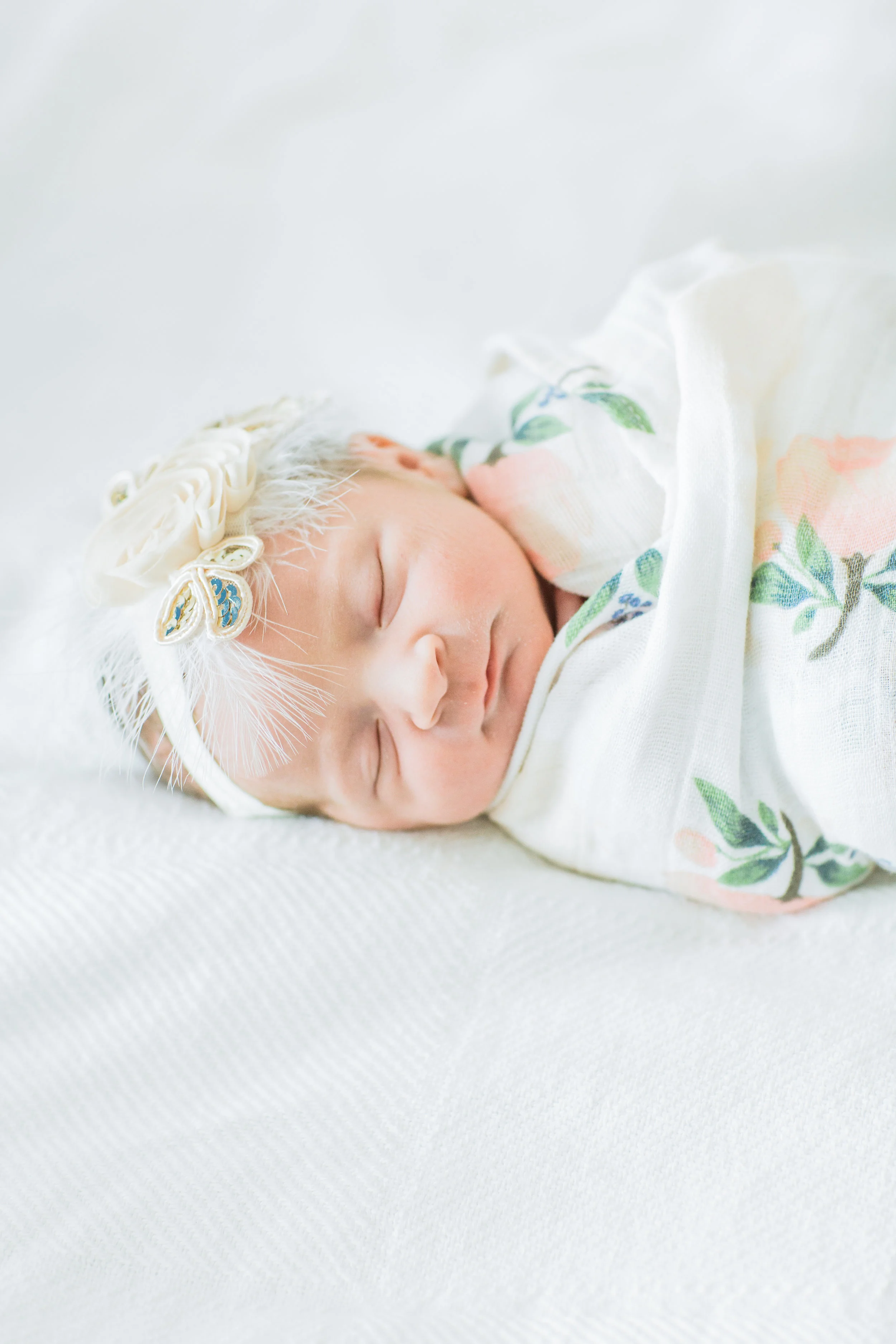 Hospital Newborn Session | Meet Baby Cecilia 