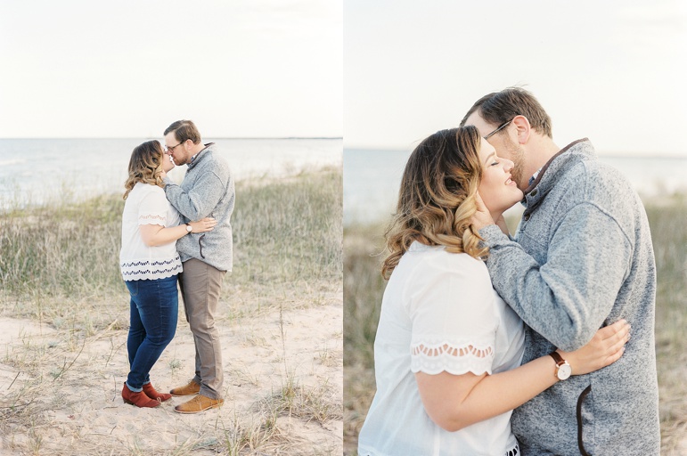 Door County Wisconsin Beach Engagement Pictures