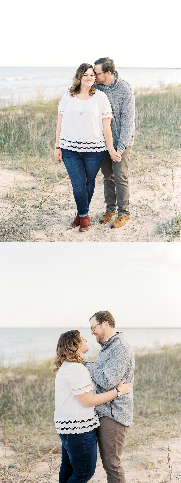 Door County Wisconsin Beach Engagement Pictures