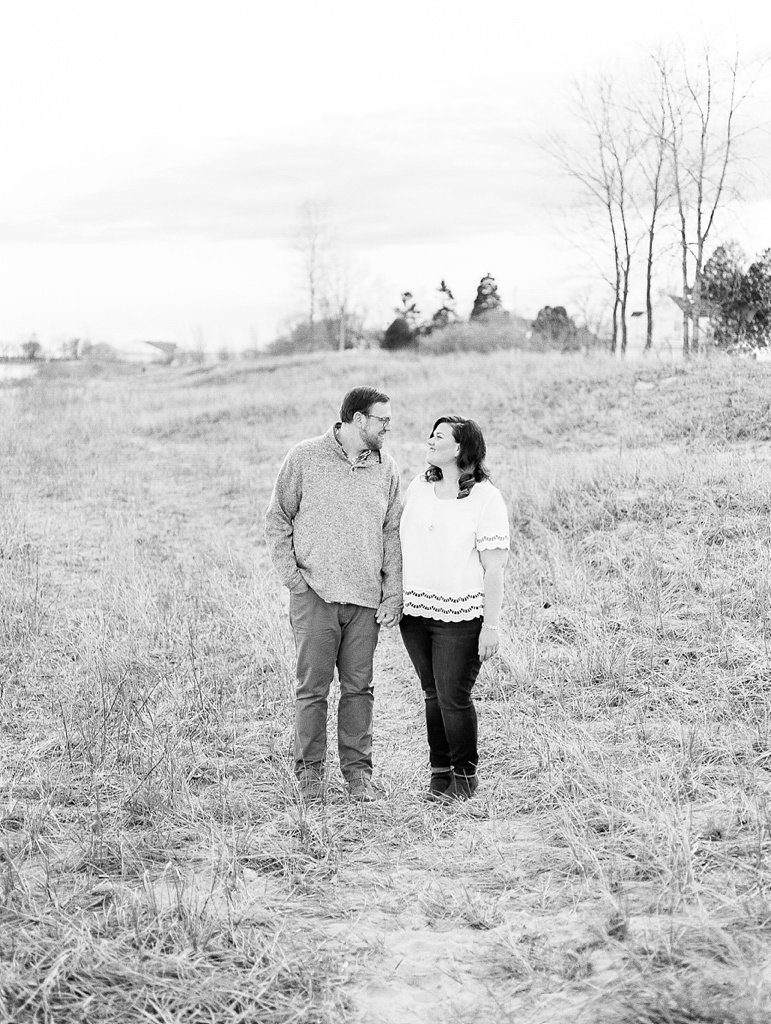 Door County Wisconsin Beach Engagement Pictures