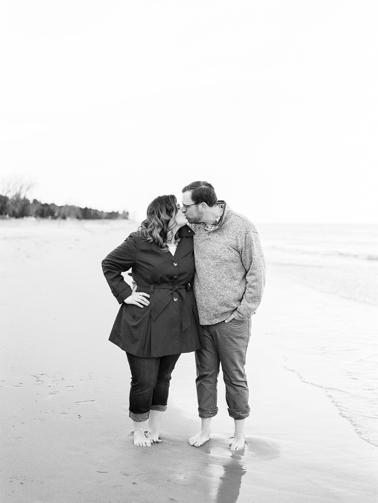 Door County Wisconsin Beach Engagement Pictures