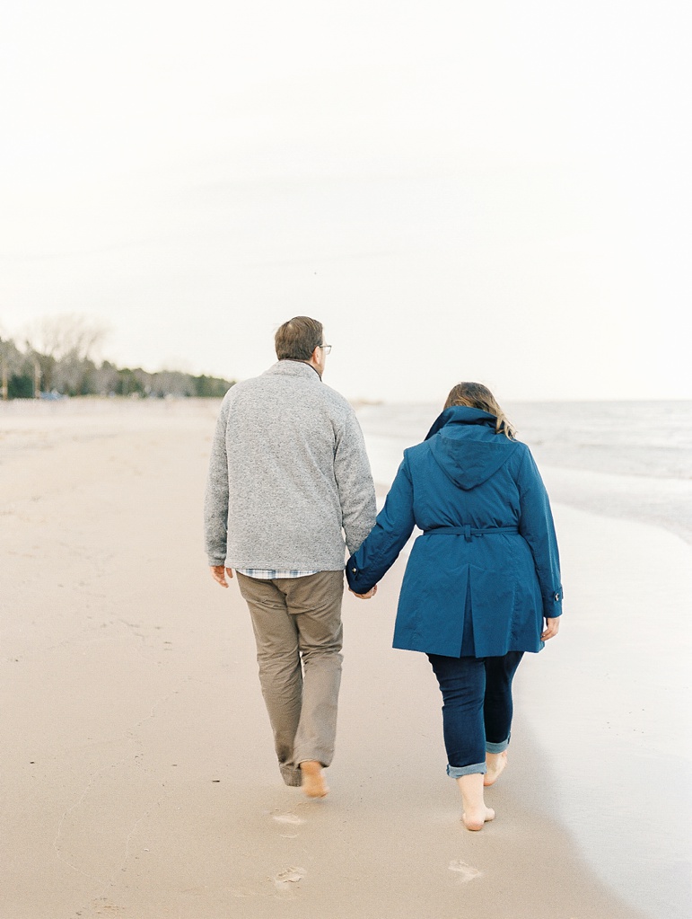 Door County Wisconsin Beach Engagement Pictures