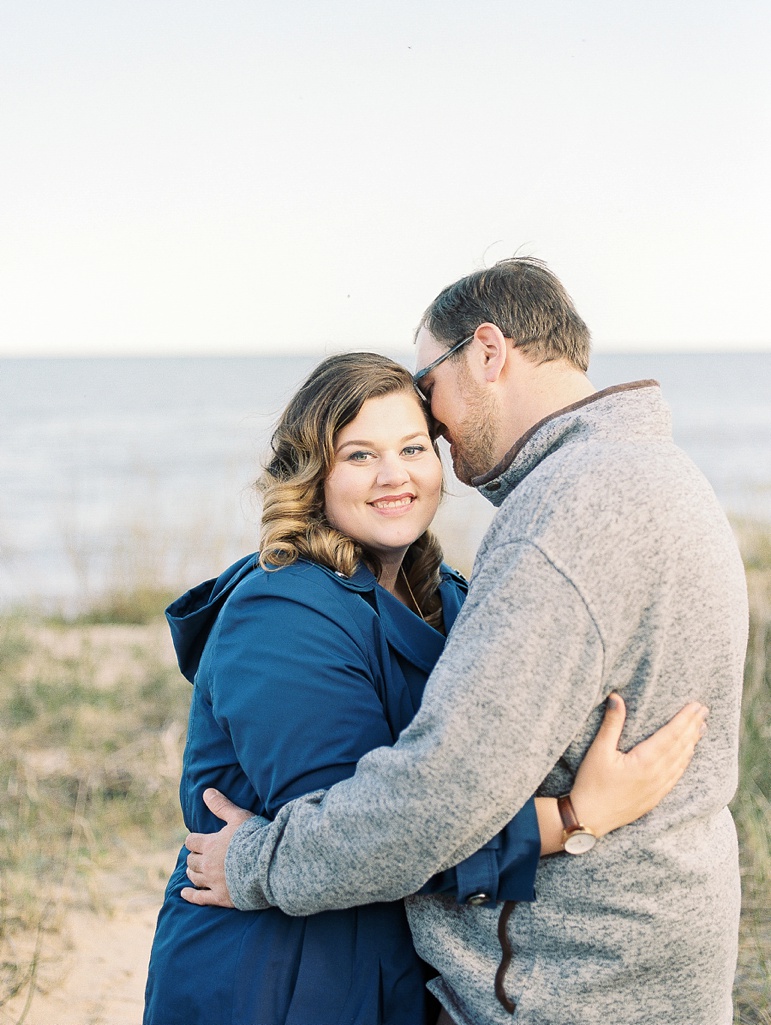 Door County Wisconsin Beach Engagement Pictures