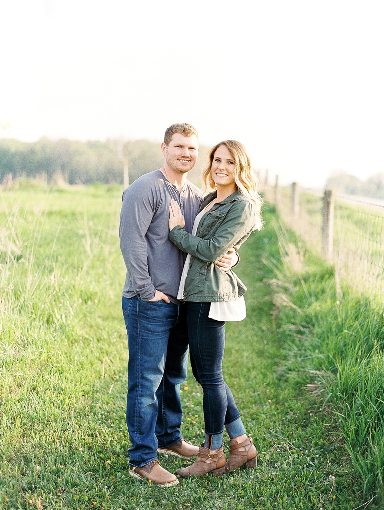 Sheboygan Wisconsin Apple Blossom and Whistling Straits Golf Course Engagement Session