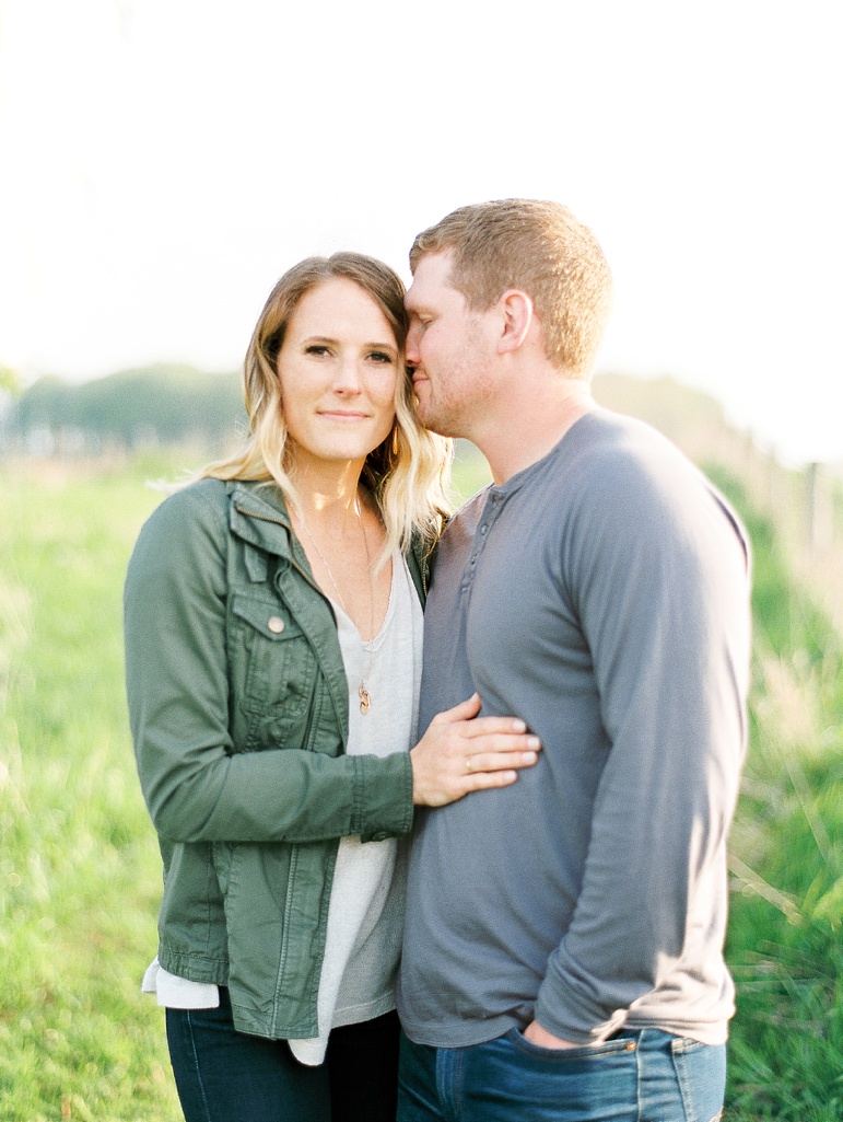 Sheboygan Wisconsin Apple Blossom and Whistling Straits Golf Course Engagement Session