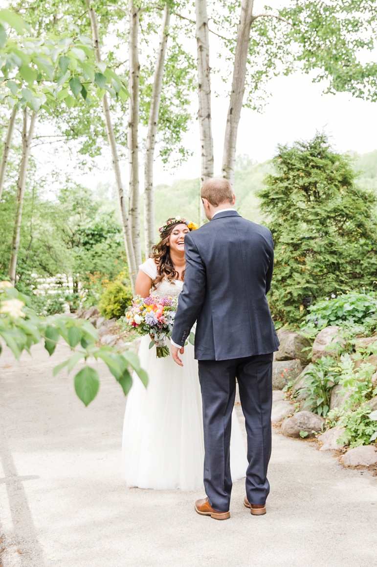 Green Bay Botanical Gardens and Thornberry Creek Wedding Photographer