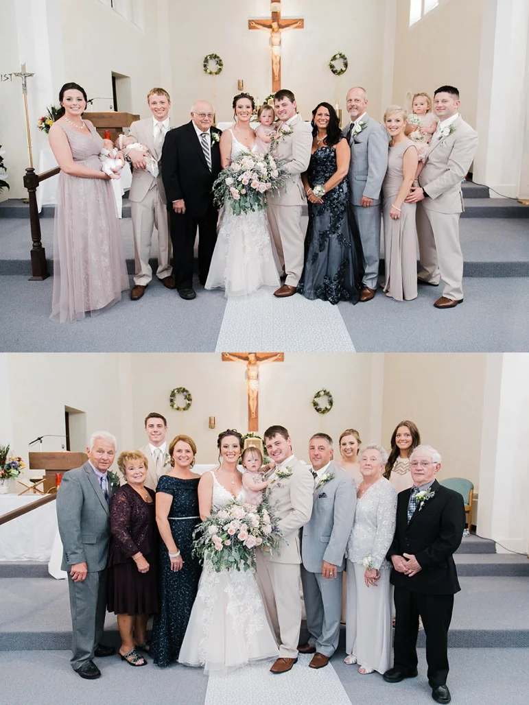 Door County Wedding Photographers Stone Harbor Resort, St. Hubert's Catholic Church Casco WI