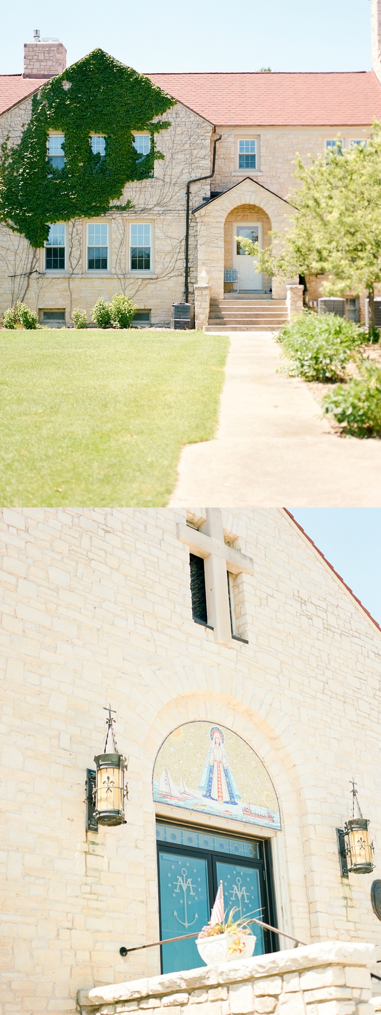 Stella Maris Catholic Church Fish Creek WI and Gordon Lodge Baileys Harbor Door County Wisconsin Wedding, Ebb & Flow Green Bay Florist