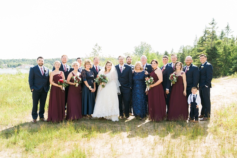 Stella Maris Catholic Church Fish Creek WI and Gordon Lodge Baileys Harbor Door County Wisconsin Wedding, Ebb & Flow Green Bay Florist