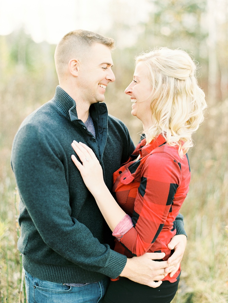 Manitowoc WI Engagement Photographer, Wisconsin Fall Engagement Photos 