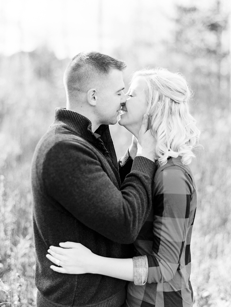 Manitowoc WI Engagement Photographer, Wisconsin Fall Engagement Photos 