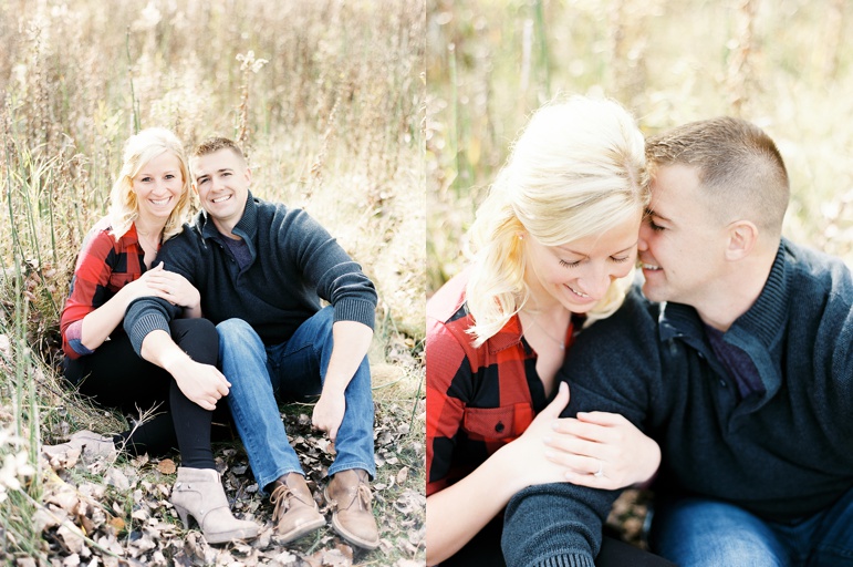 Manitowoc WI Engagement Photographer, Wisconsin Fall Engagement Photos 