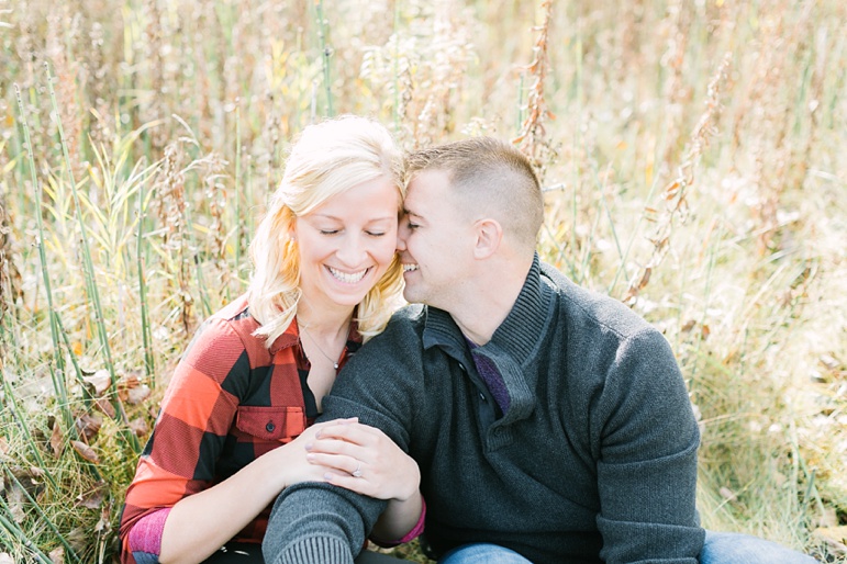 Manitowoc WI Engagement Photographer, Wisconsin Fall Engagement Photos 