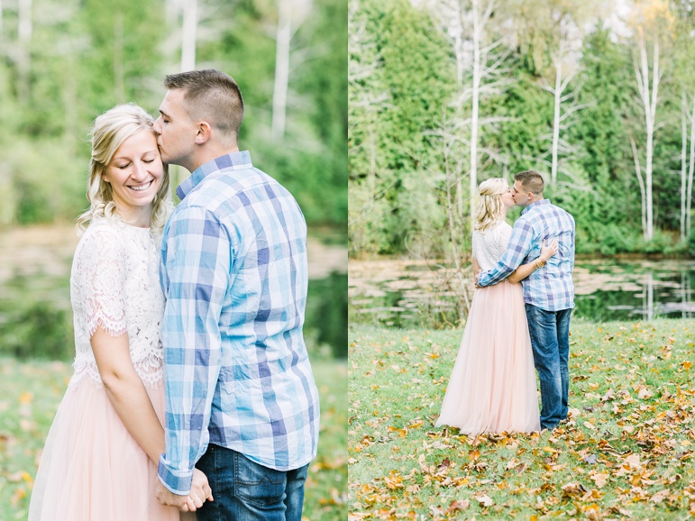 Manitowoc WI Engagement Photographer, Wisconsin Fall Engagement Photos 