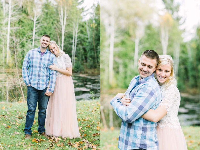 Manitowoc WI Engagement Photographer, Wisconsin Fall Engagement Photos 