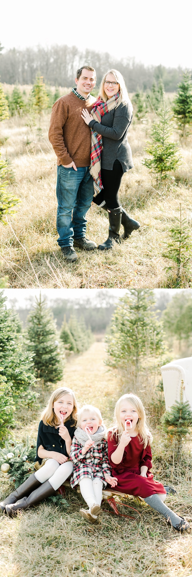 Tree Farm Family Photos Green Bay WI 