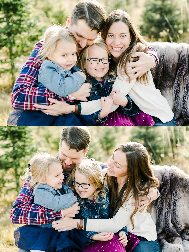 Winter Family Photos in Wisconsin