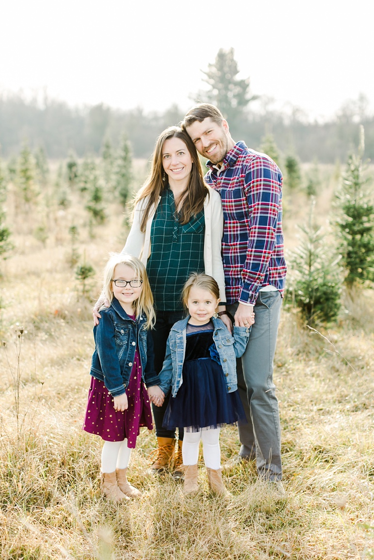 Winter Family Photos in Green Bay Wisconsin