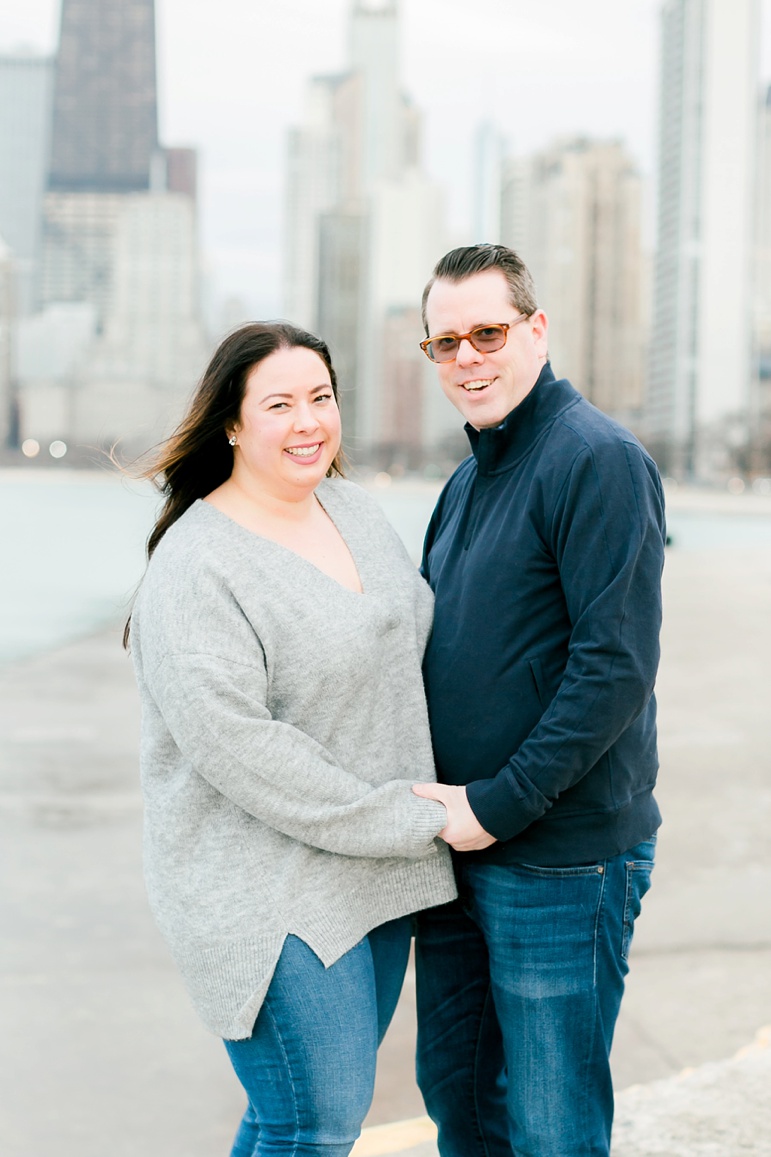 Chicago Wedding Photographer | North Ave Beach Engagement Photos