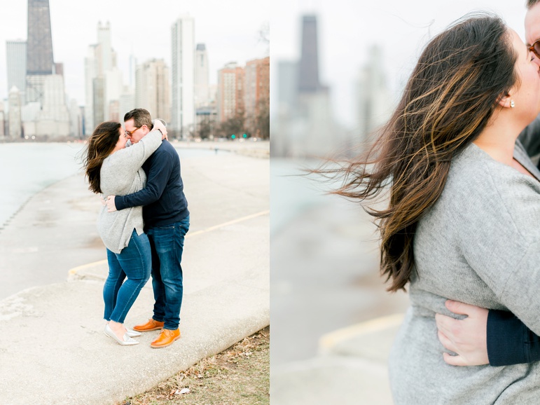 Chicago Wedding Photographer | North Ave Beach Engagement Photos