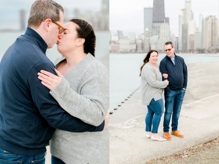 Chicago Wedding Photographer | North Ave Beach Engagement Photos