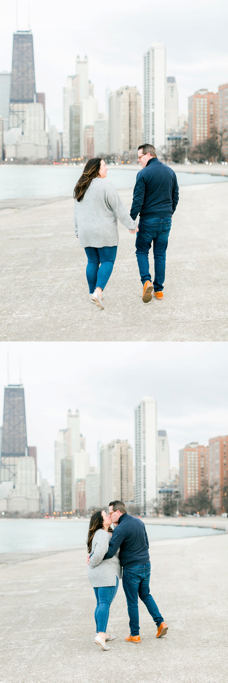 Chicago Wedding Photographer | North Ave Beach Engagement Photos