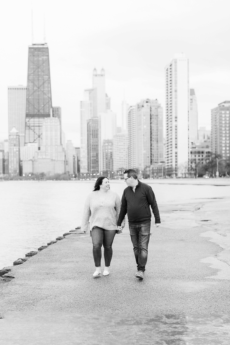 Chicago Wedding Photographer | North Ave Beach Engagement Photos