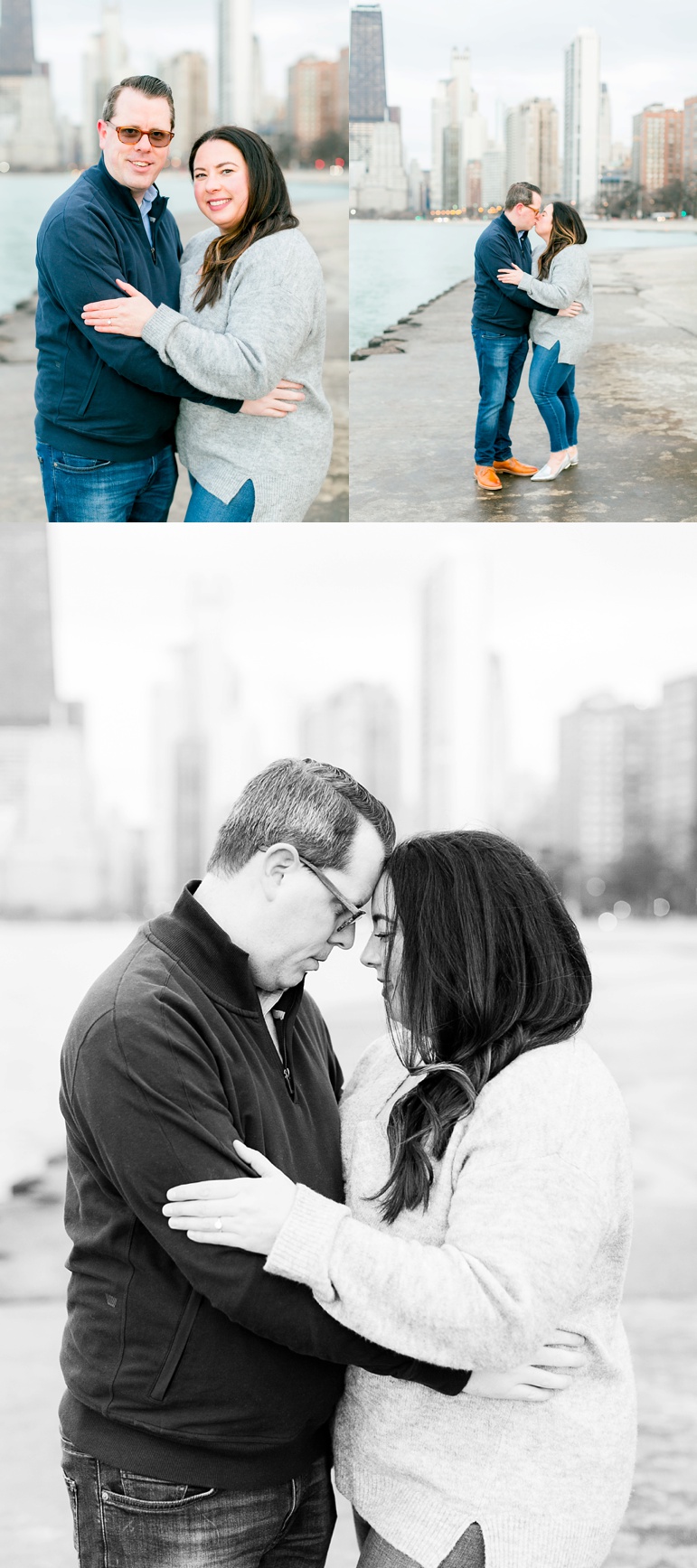 Chicago Wedding Photographer | North Ave Beach Engagement Photos