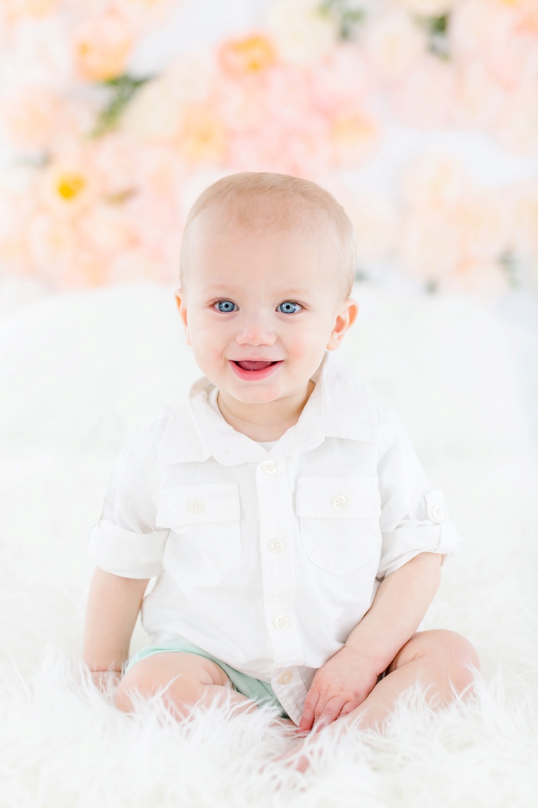 First Birthday Spring Studio Photos Green Bay WI