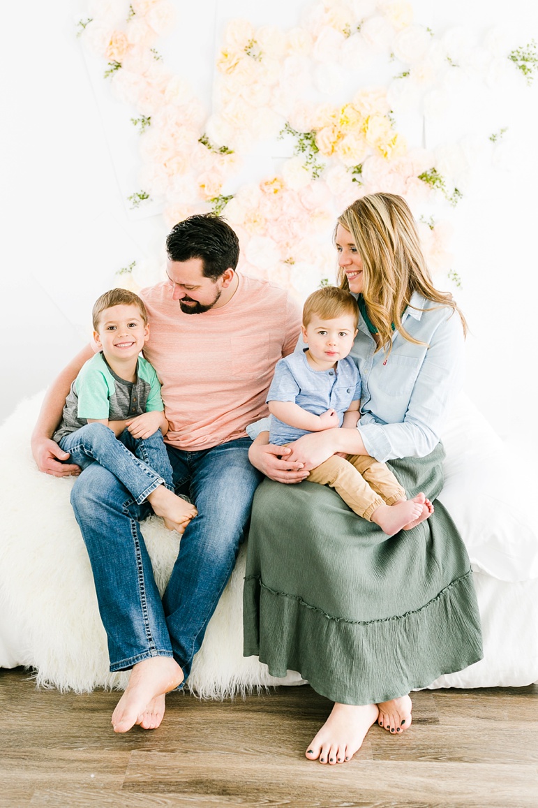 Green Bay Family Photos at Home Session