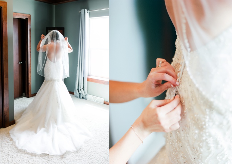 Sepia Chapel Green Bay Wedding and Gather on Broadway Reception