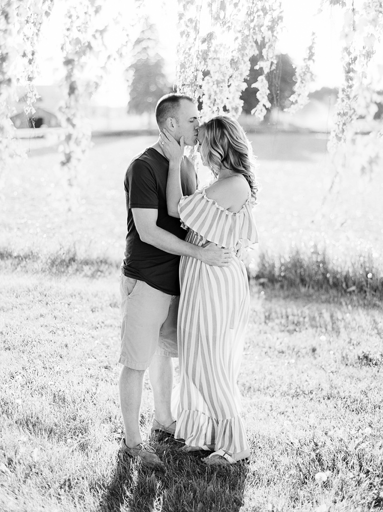 Manitowoc Wisconsin Sunset Engagement Photos