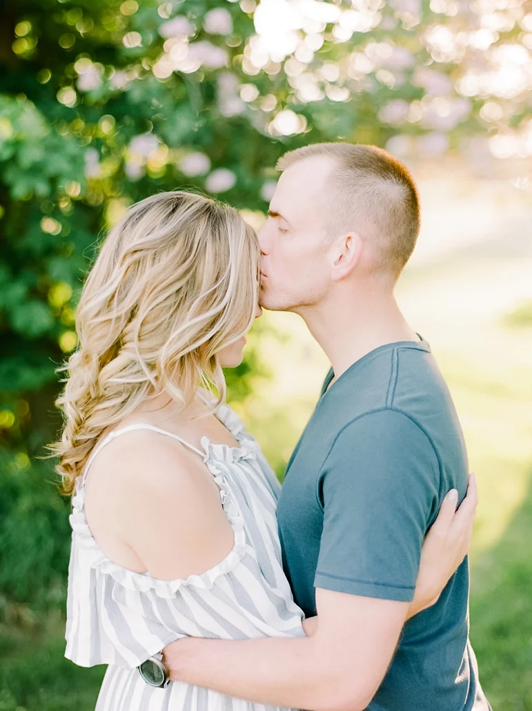 Manitowoc Wisconsin Sunset Engagement Photos