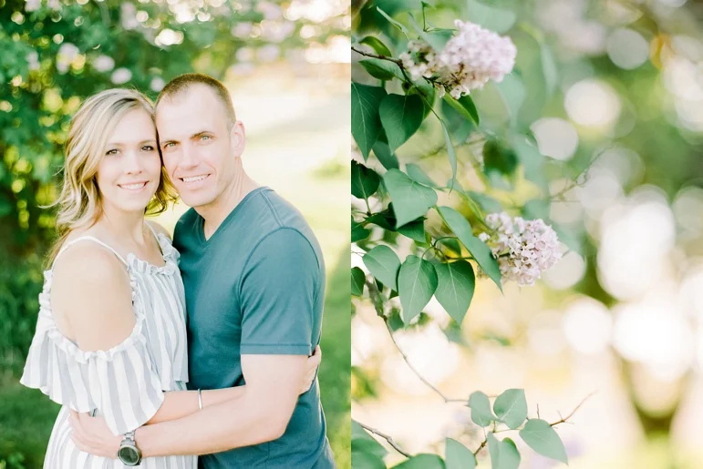 Manitowoc Wisconsin Sunset Engagement Photos