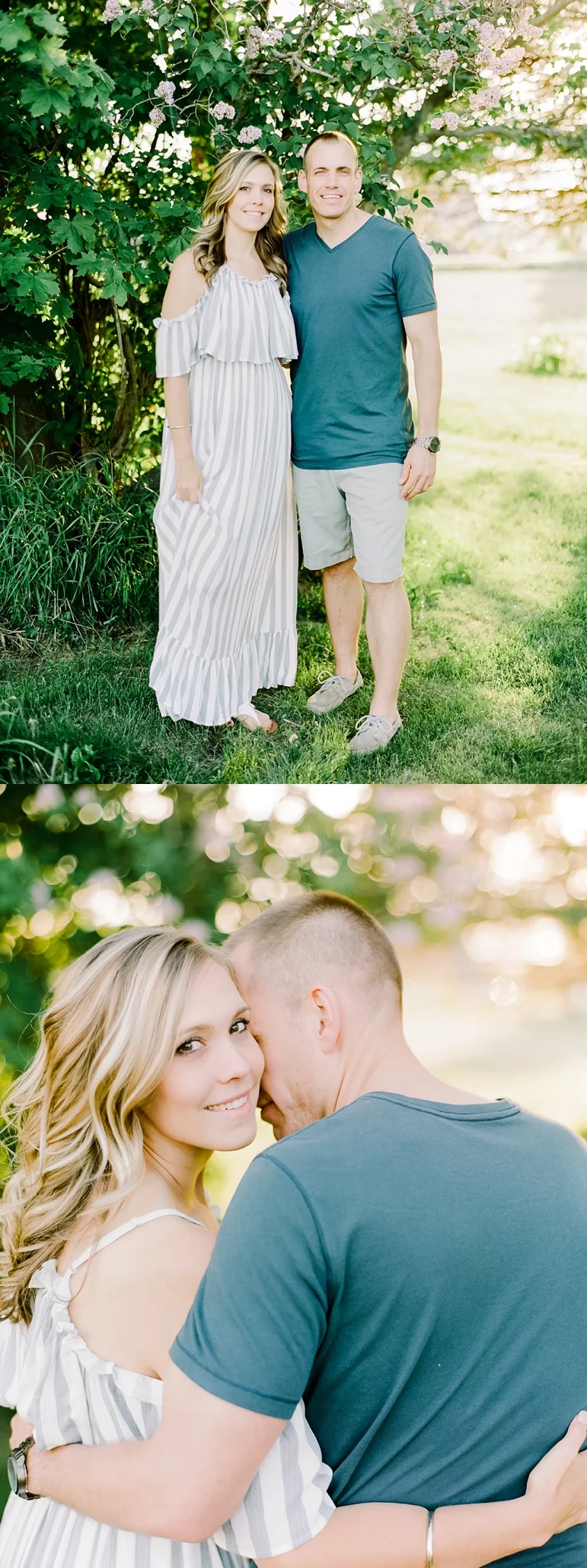 Manitowoc Wisconsin Sunset Engagement Photos