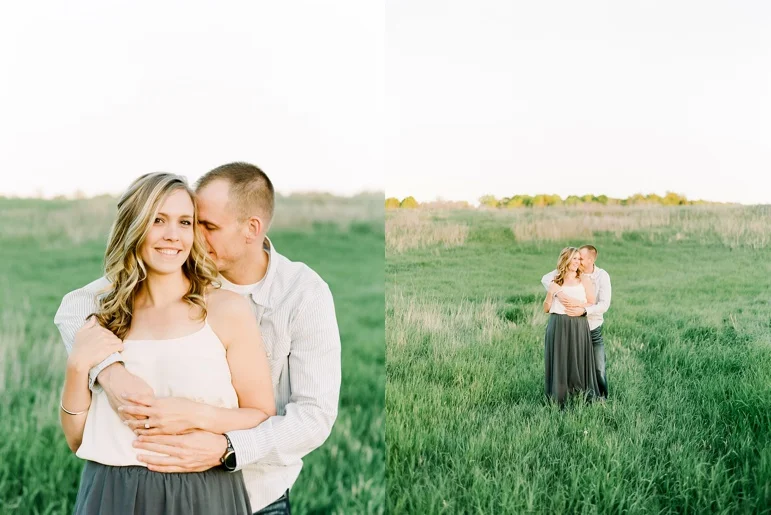 Manitowoc Wisconsin Sunset Engagement Photos